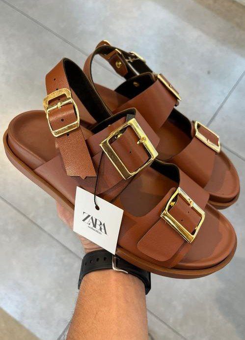 صندل زارا دو بند سگک پهن