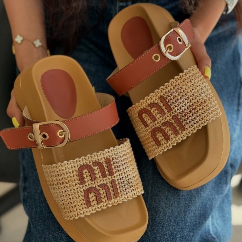 صندل لژدار miu miu کنفی