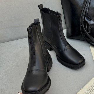 بوت جلو مربعی وسط زیپ