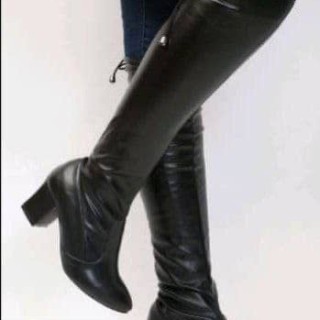 چکمه بالای زانو پاشنه 7 سانت