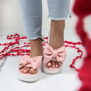 اسلیپر (روفرشی ) پاپیونی چرمی