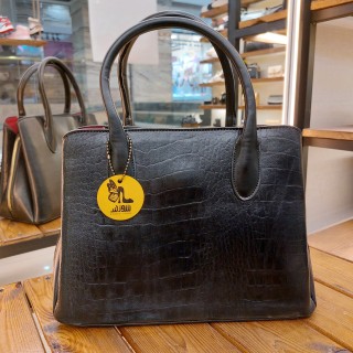 کیف سنگی دسته دار چرم