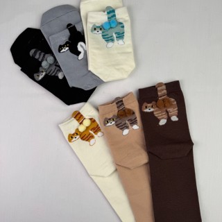 جوراب ساقدار گربه بی ادب