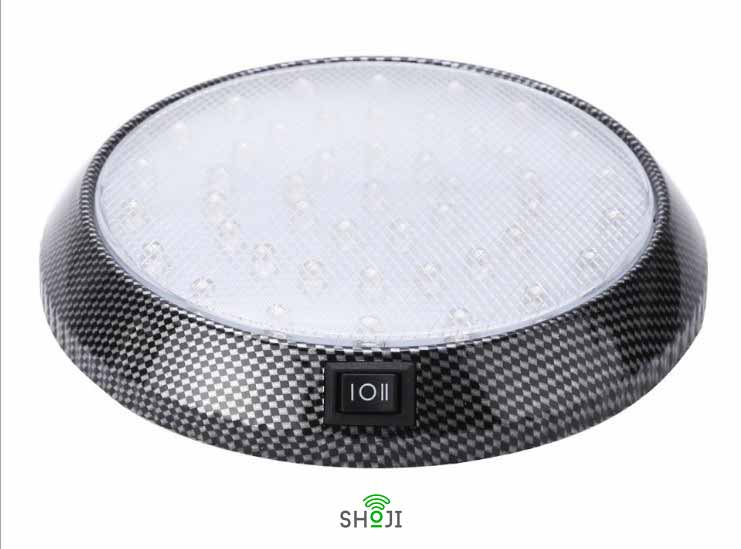 چراغ سقفی خودرو کمپر 12 ولت LED  کلید دار SH-1172