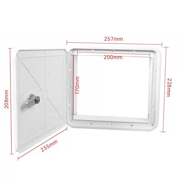 دریچه بدنه کمپر 26*23 SH-1193