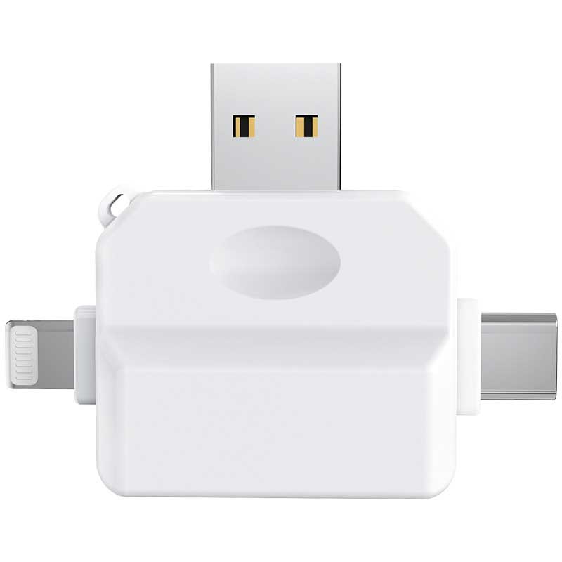 رم ریدر همه کاره OTG برای تایپ سی لایتنینگ  USB کد: SH-1153