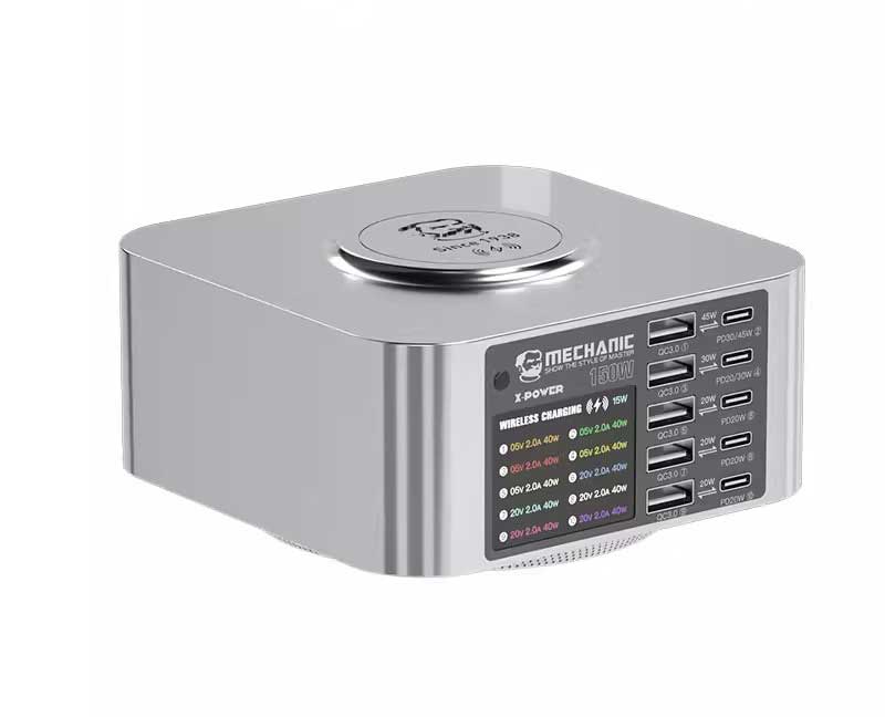 هاب شارژر مکانیک ایکس پاور 150 وات x-power mechanic 10 port کد: SH-1161