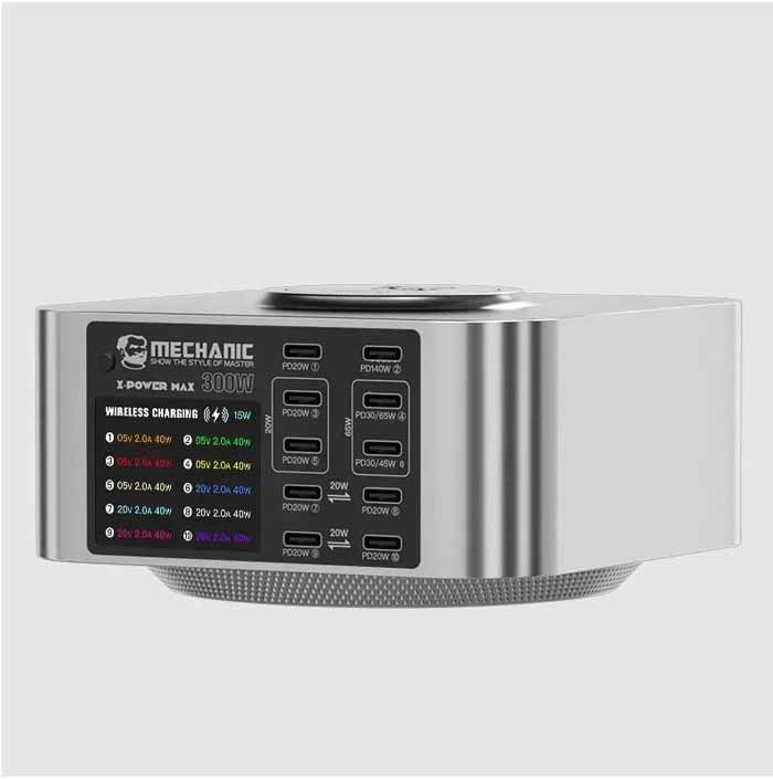 هاب شارژر مکانیک ایکس پاور 300 وات X-Power Max Mechanic 10 port کد: SH-1163