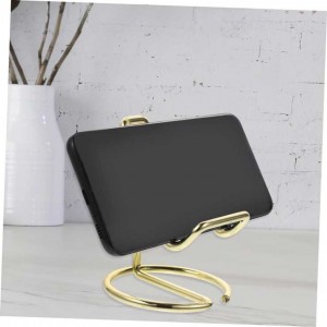 هولدر و پایه نگهدارنده رومیزی موبایل فلزی طلایی SH-1182