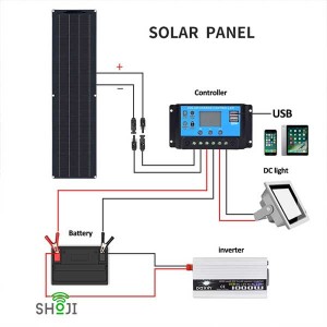 پنل خورشیدی منعطف 50 وات SH-1199