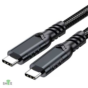 کابل تایپ سی انتقال داده 240 وات 2 متری شوجی SH-1220