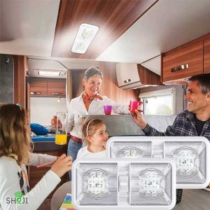 چراغ سقفی کمپر و کاروان 48 LED روکار 12 ولت