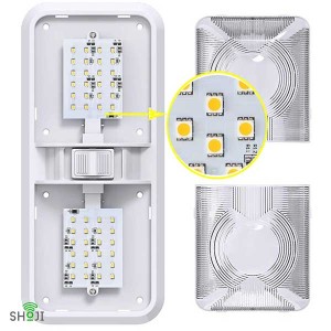 چراغ سقفی کمپر و کاروان 48 LED روکار 12 ولت