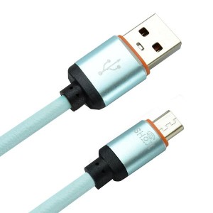 لیست قیمت عمده با ضمانت سیم شارژر چرمی با سوکت MICRO USB(شارژ سریع)-شوجی ایران