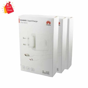 خرید عمده شارژر تایپ سی | TYPE-C هواوی اصلی  سوپر شارژ HUAWEI SuperCharge MAX 66W همراه با کابل SH-1086