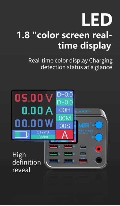 مولتی شارژر 9 پورت و منبع تغذیه هوشمند مانت MAANT DIANBA NO.1 PRO