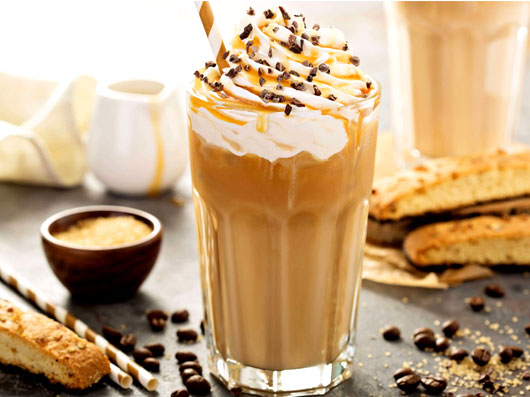 میلک شیک تابستانی با طعم کارامل