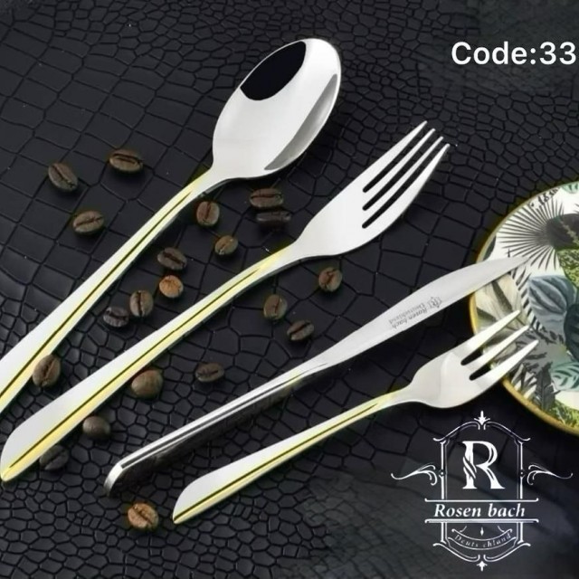سرویس قاشق و چنگال 30 نفره رزنباخ آلمان با گارانتی مادام العمر