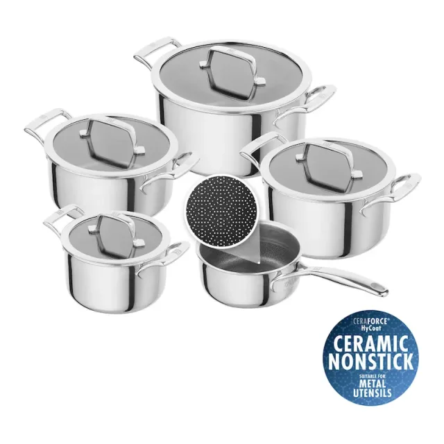 سرویس قابلمه 9 پارچه زولینگ مدل ZWILLING Peak(با ضمانت اصالت کتبی)