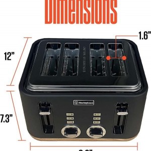 توستر 4 تکه وستینگ هوس Westinghouse با طراحی اسکاندیناویایی