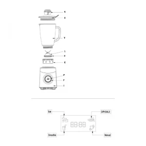 مخلوط کن دیجیتال سوئیس پلاس SB-540S
