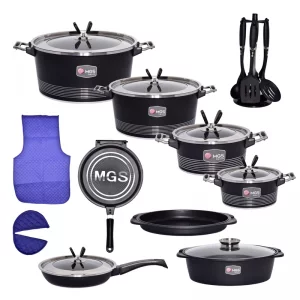 سرویس پخت و پز ام جی اس 25 پارچه طرح جرمنی A