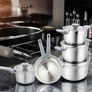 سرویس قابلمه استیل 10 پارچه پارلا هوم Parla Home