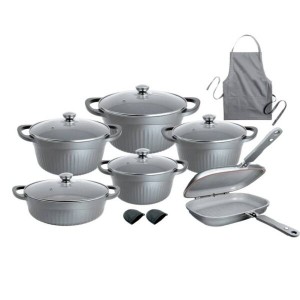 سرویس قابلمه ۱۵ پارچه ام جی اس طرح جرمنی ماربلD