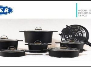 سرویس قابلمه 14 پارچه گرانیت ریور مدل Germany