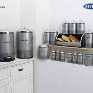 سرویس آشپزخانه 26 پارچه Paradise نقره ای درب کروم