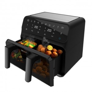 سرخ کن سکوتک اسپانیا بدون روغن دو قلو دیجیتال Cecofry Advance 9000 Window کد 4986