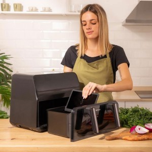 سرخ کن سکوتک اسپانیا بدون روغن دو قلو دیجیتال Cecofry Advance 9000 Window کد 4986