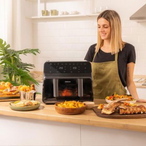 سرخ کن سکوتک اسپانیا بدون روغن دو قلو دیجیتال Cecofry Advance 9000 Window کد 4986