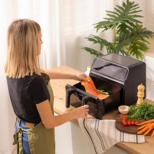 سرخ کن سکوتک اسپانیا بدون روغن دو قلو دیجیتال Cecofry Advance 9000 Window کد 4986