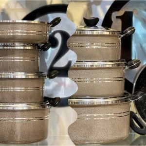 سرویس قابلمه گرانیتی 14پارچه رژینا