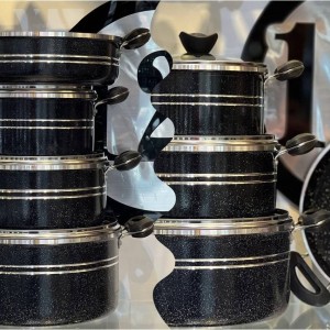 سرویس قابلمه گرانیتی 14پارچه رژینا