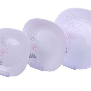 سرویس 6نفره اوپال Leon طرح ادیسه صورتی