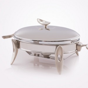 سوفله خوری بیضی بزرگ تک استیل 918