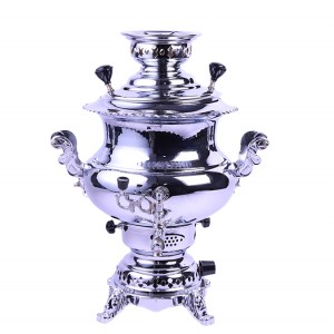 سماور 6 لیتری شاندیز مدل تاج دار