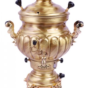 سماور 6 لیتری گازی شاندیز مدل قلم زنی