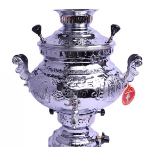 سماور 8 لیتری شاندیز مدل قلم کاری