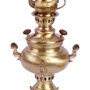 سماور 6 لیتری ذغالی عدسی آنتیک شاندیز