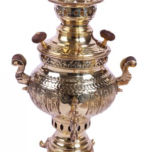 سماور 3 لیتری ذغالی شاندیز مدل قلم