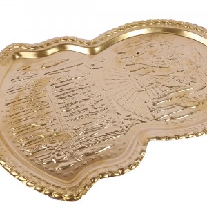 سینی کروم قلم کاری