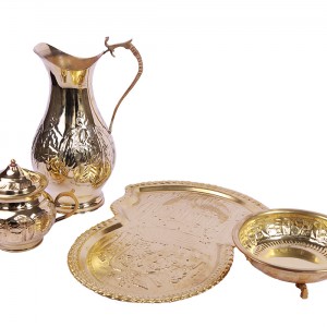 سرویس پاسماوری زرد قلم کاری