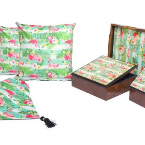 پک دکوراتیو با طرح فلامینگو لومانو