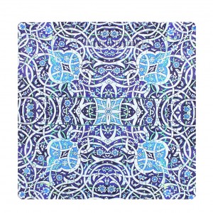 روميزی عسلی سرمه ای قدیم