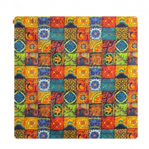 روميزی عسلی شونزده کاشی قدیم