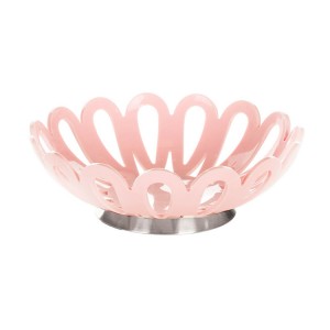 سبد میوه متوسط پایه استیل لیمون