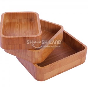 ظرف پذیرایی بامبو3سایز